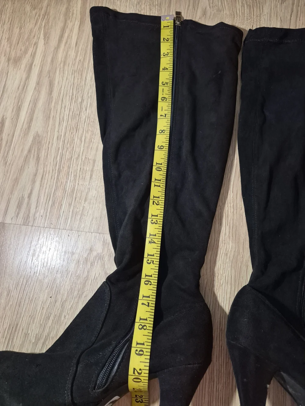 Women’s Black High-Heel Knee Boots size 9 wide